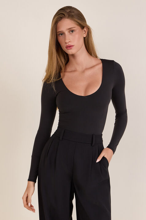 Nulu V-Neck Long Sleeve