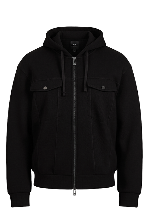 סוווטשירט קפוצ'ון ARMANI EXCHANGE