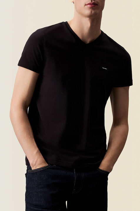 חולצת טי בגזרת סלים CALVIN KLEIN