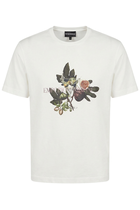 חולצת טי עם הדפס EMPORIO ARMANI