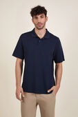 תמונת דוגמן קידמית של Cotton Pique Short-Sleeve Polo Shirt