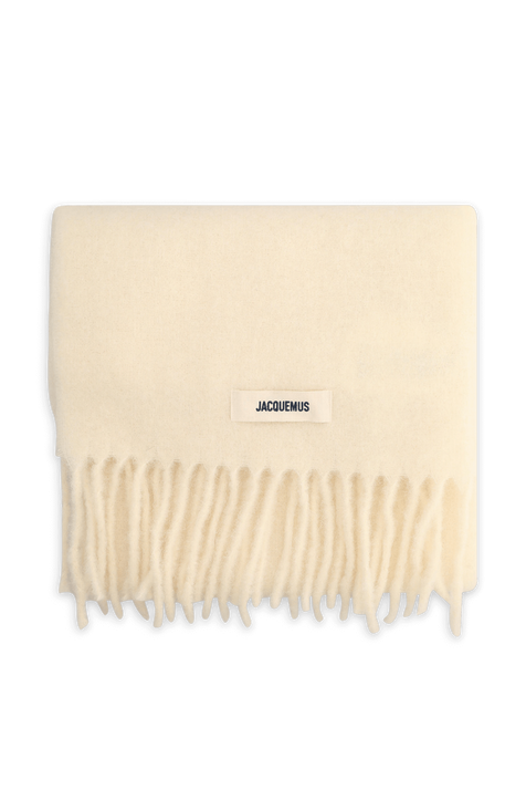 צעיף צמר מוהר ואלפקה JACQUEMUS