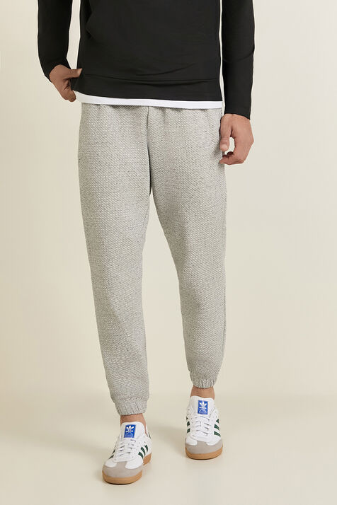 Textured Double Knit Cotton Jogger REG