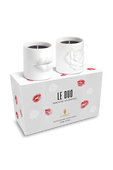 תמונה אחורית של Le Duo Lips + Rose candles - Gift Set