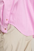 תמונת תקריב דוגמן של Cotton-Blend Poplin Button-Down Shirt