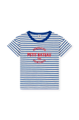 תמונה קידמית של חולצת טי בהדפס פסים - גילאי 6-12