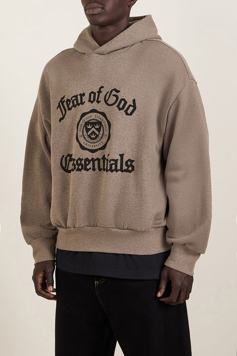 סווטשירט קפוצ'ון FEAR OF GOD ESSENTIALS
