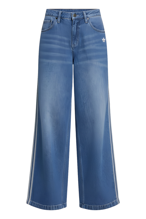 מכנסי ג'ינס בגזרה רחבה ADIDAS ORIGINALS