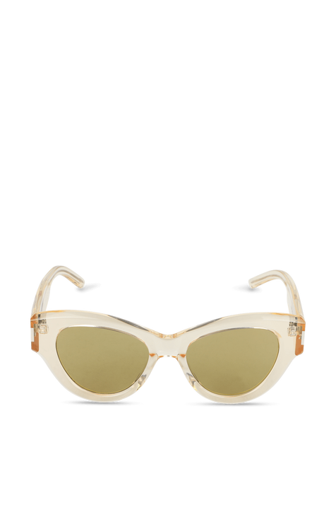 משקפי שמש 506 שקופים בגוון צהוב בהיר