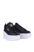 תמונה קידמית של Fila Disruptor II Wedge In Black
