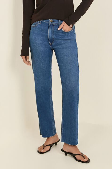 מכנסי ג'ינס הארלו בגזרה ישרה RAG & BONE