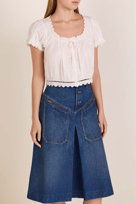 חולצת תחרה DOEN