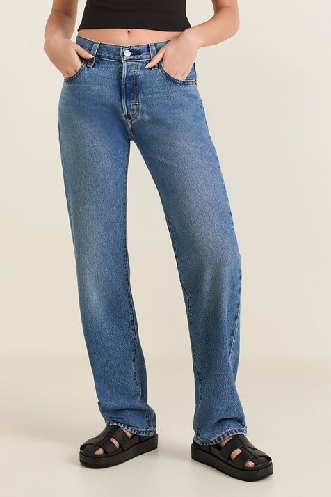 מכנסי ג'ינס 501 90S בגזרה ישרה LEVI`S