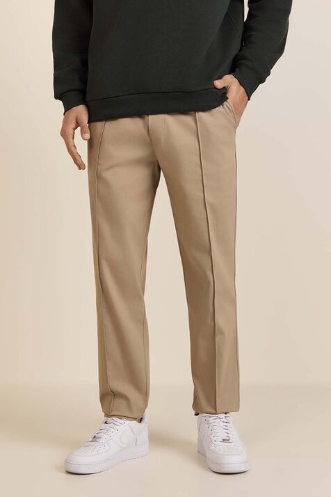 Cotton Twill Pintuck Pull-On Pant Regular