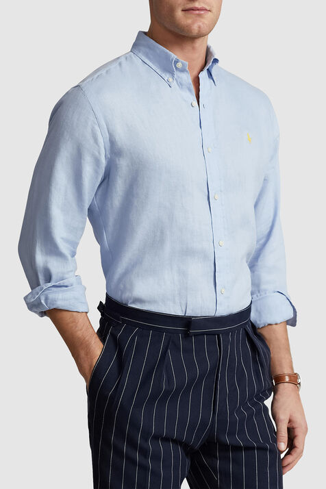 חולצת כפתורים מפשתן POLO RALPH LAUREN