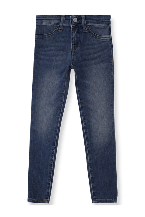 גילאי 7-16 מכנסי דנים סטרץ בגזרה גבוהה POLO RALPH LAUREN KIDS