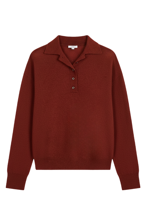 חולצת פולו סריג VINCE