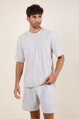 תמונת דוגמן קידמית של Brushed Yoga Crewneck T-Shirt