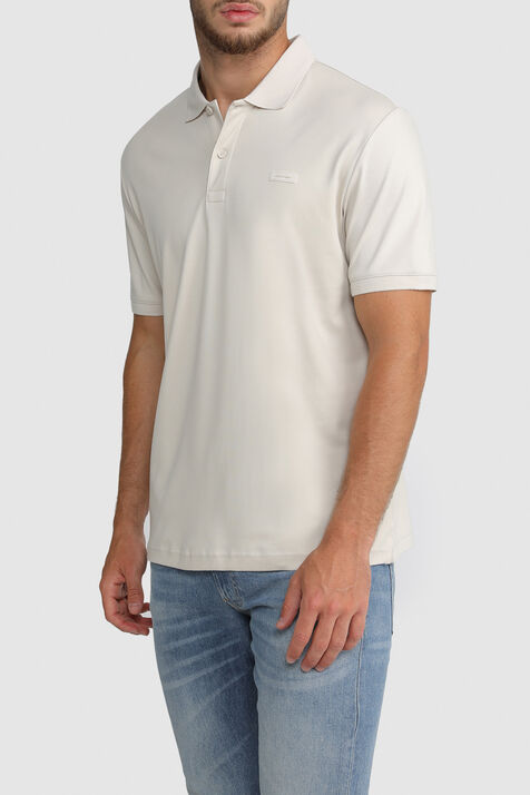 חולצת סלים פולו מכותנה CALVIN KLEIN