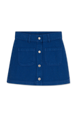תמונה קידמית של חצאית ג'ינס מיני - גילאי 3-5 שנים
