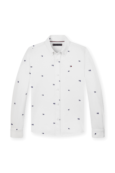 חולצת כפתורים - גילאי 8-16 שנים TOMMY HILFIGER KIDS