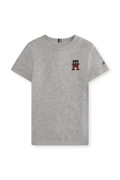חולצת טי עם רקמה - גילאי 3-8 TOMMY HILFIGER KIDS