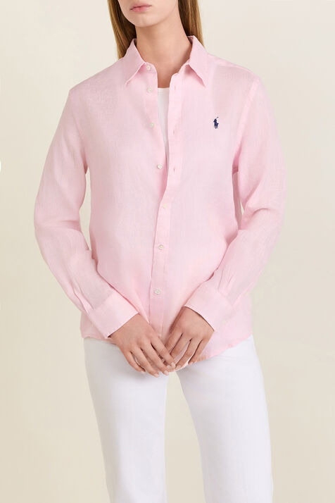 חולצת כפתורים מפשתן POLO RALPH LAUREN