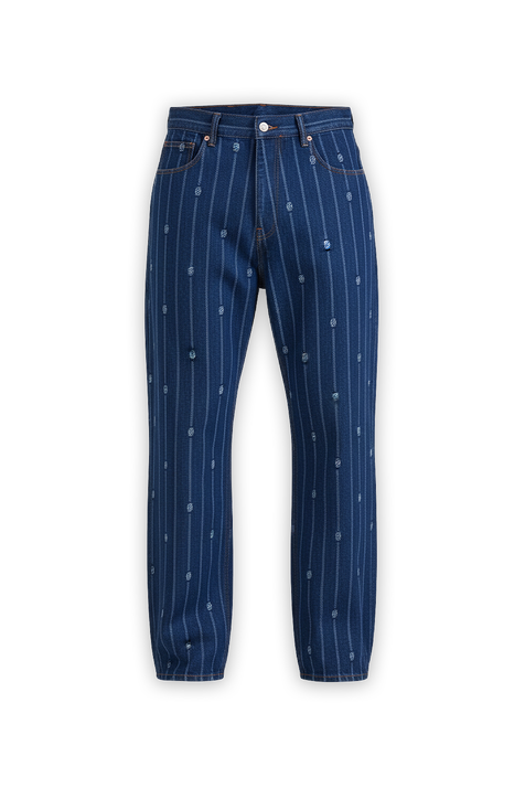 מכנסי ג'ינס בגזרת באגי