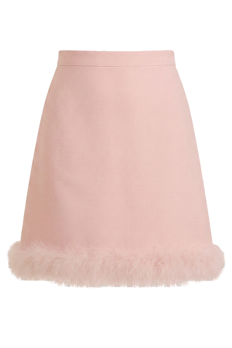 חצאית צמר ומשי VALENTINO