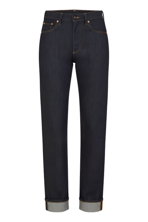 מכנסי ג'ינס בגזרה ישרה