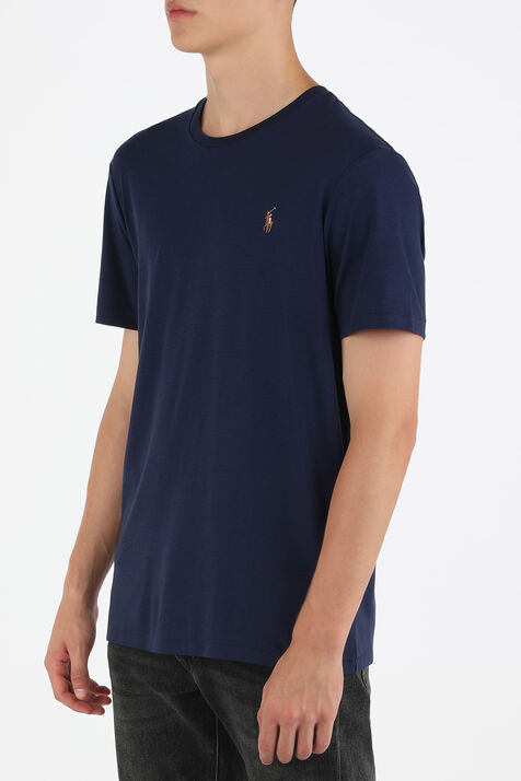 חולצת טי עם לוגו רקום POLO RALPH LAUREN