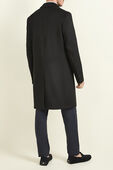 תמונת דוגמן אחורית של מעיל צמר סלים פיט