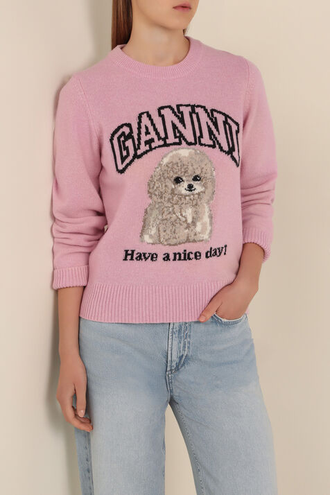 חולצת סריג GANNI