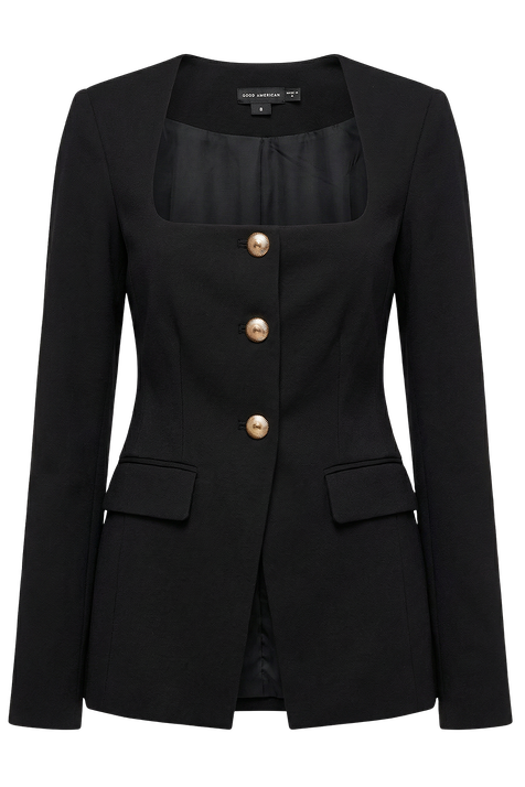 חולצה מחויטת בסגנון בלייזר GOOD AMERICAN