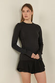 תמונת דוגמן קידמית של It`s Rulu Run Cropped Half Zip