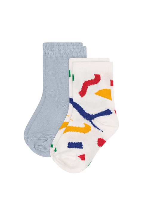 מארז שני זוגות גרביים - גילאי 3-36 חודשים PETIT BATEAU