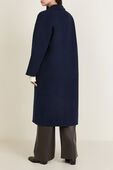 תמונת דוגמן אחורית של מעיל צמר ארוך תיה