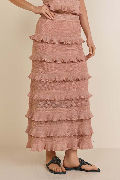 חצאית מידי מלמלה ZIMMERMANN