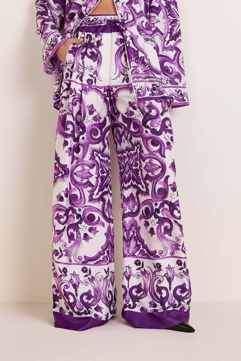 מכנסי משי מג'וליקה DOLCE & GABBANA