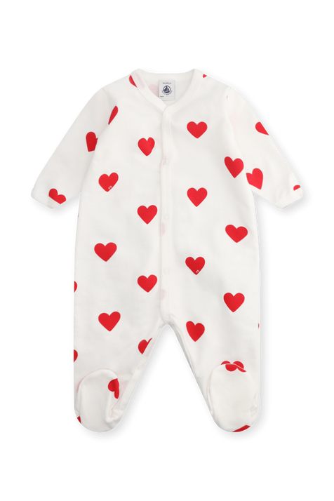 מארז אוברול פיג'מה ושלושה בגדי גוף- גילאי 3-24 חודשים PETIT BATEAU