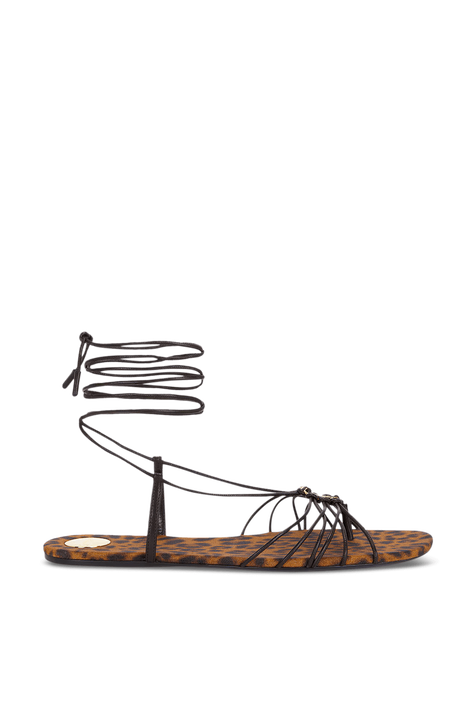 סנדלי קשירה בבילון SAINT LAURENT