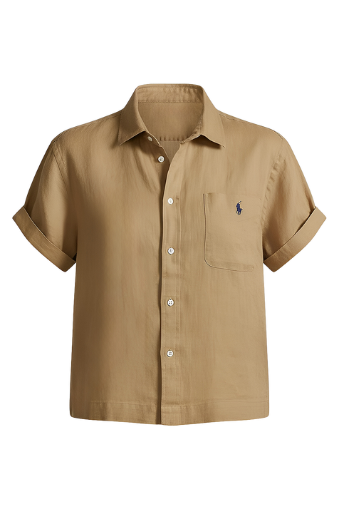 חולצת כפתורים קצרה POLO RALPH LAUREN