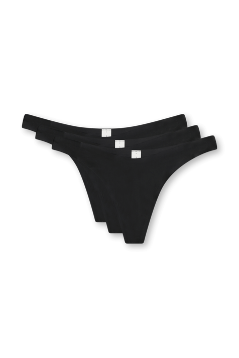 Wundermost Ultra-Soft Nulu Dipped-Waist Thong Underwear 3 Pack LULULEMON