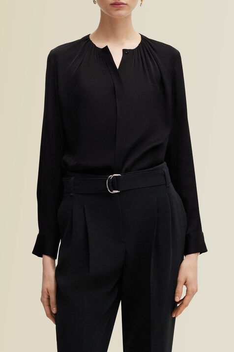 חולצה מכופתרת ממשי BOSS