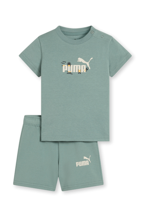 סט חולצת טי ומכנסיים קצרים PUMA KIDS
