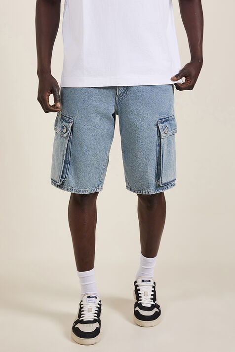 מכנסי ג'ינס ברמודה באגי קרגו 478 LEVI`S