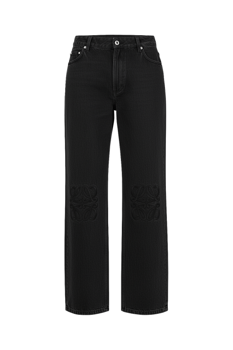 מכנסי ג'ינס באגי בגזרה ישרה