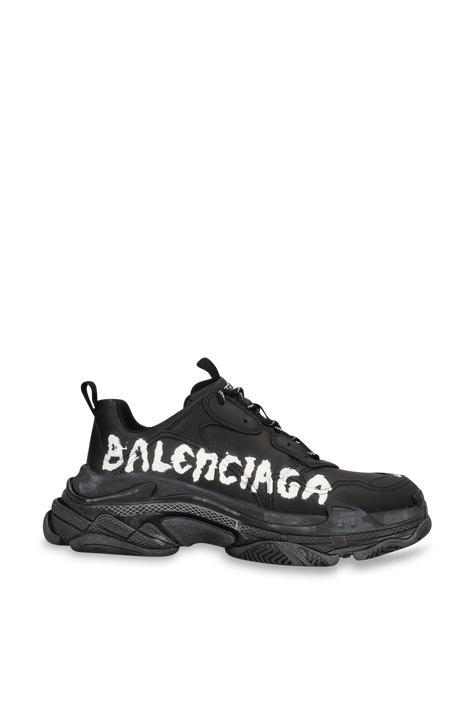 נעלי סניקרס טריפל אס לוגו