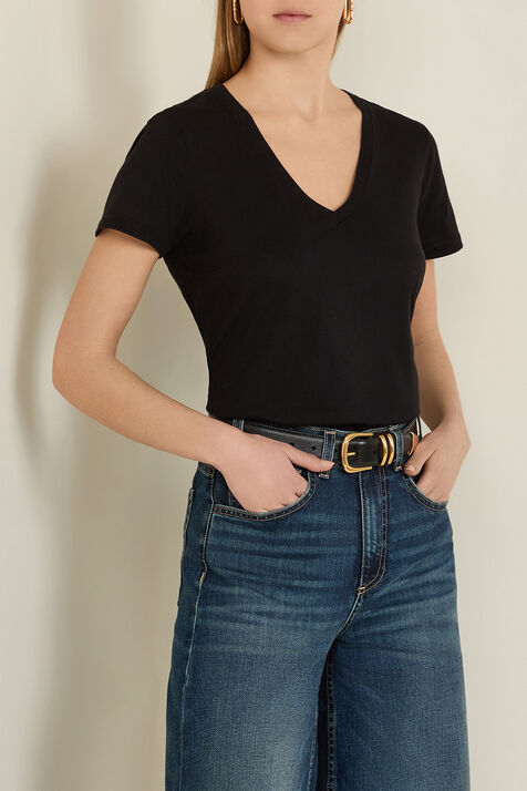 חולצת טי מכותנה סופימה NILI LOTAN