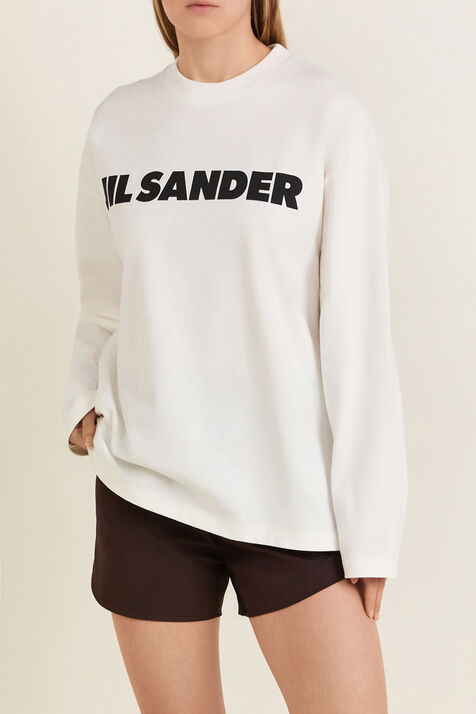 חולצת טי עם שרוולים ארוכים JIL SANDER